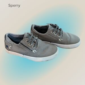 SPERRY Toddler Boys' Bodie Jr. Boat Shoes grey size 8.5